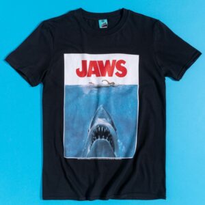 Men's Jaws Shark Black T-Shirt