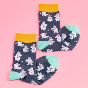 Navy Moomin Socks