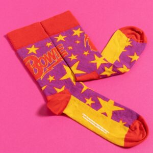 David Bowie Stars Red Socks