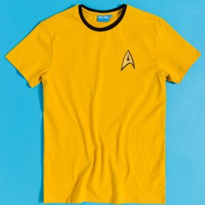 Star Trek Yellow Kirk Costume Ringer T-Shirt
