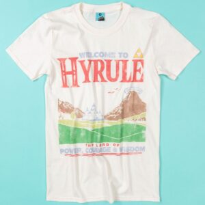 The Legend Of Zelda Inspired Welcome To Hyrule Ecru T-Shirt