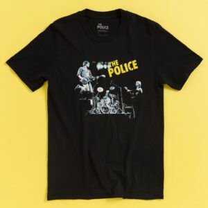 The Police Live Black T-Shirt