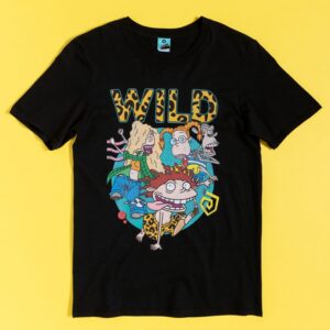 The Wild Thornberrys Wild Black T-Shirt