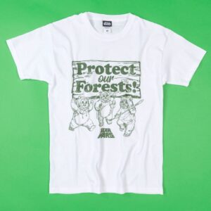 Star Wars Ewoks Protect Our Forests White T-Shirt