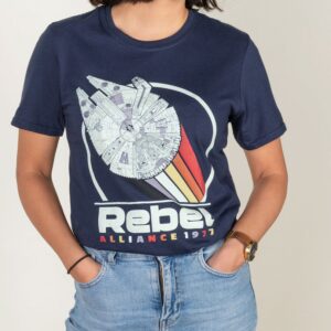 Women's Star Wars Rebel Alliance 1977 Navy T-Shirt
