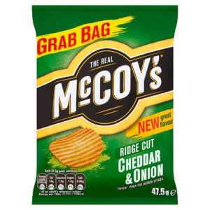 McCoys Cheddar and Onion 26 x 45g