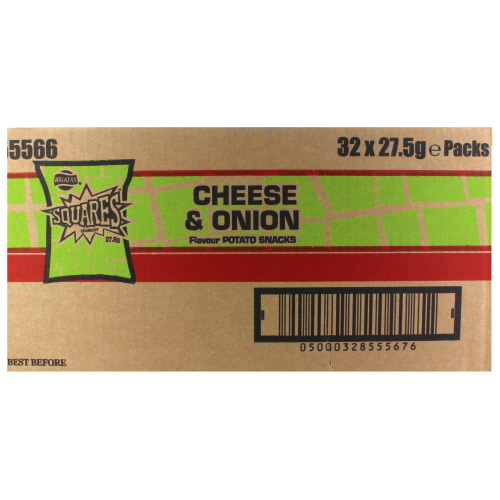 Squares Cheese & Onion - 32 x 27.5g