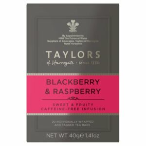 Taylors Blackberry & Raspberry 20 Tagged Teabags