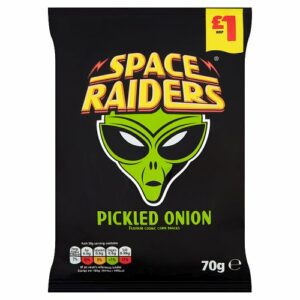 Space Raiders Pickled Onion Price Marked