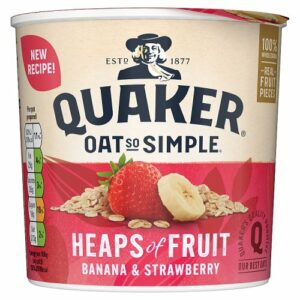 Quaker Oat So Simple Heaps of Fruit Banana & Strawberry Pot