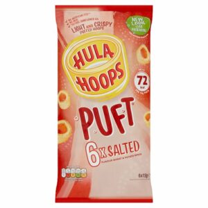 Hula Hoops Puft Salted 6 Pack