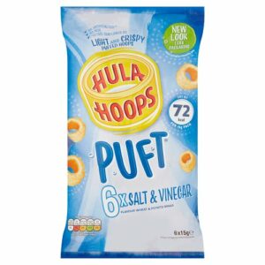 Hula Hoops Puft Salt & Vinegar 6 Pack