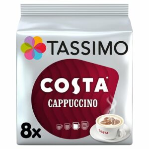 Tassimo Costa Cappuccino Coffee Pods 8 Serving