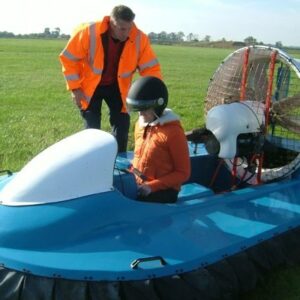One to One Hovercraft Flying