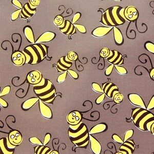 Bees chocolate transfer sheets x2