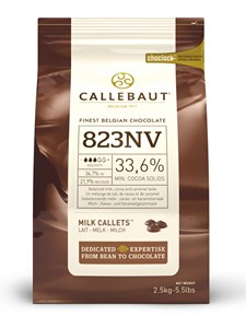 Callebaut milk chocolate chips (callets) - 400g bag