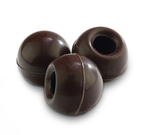 15 Dark chocolate truffle shells