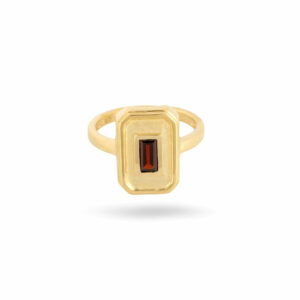 CEO's Deco Baguette Garnet Ring