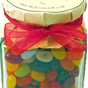 Glass Gift Jar - Gourmet Jelly Beans