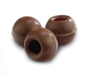 15 Milk chocolate truffle shells