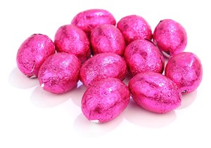Cerise mini Easter eggs - Bag of 100 (approx.)