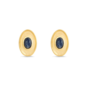 CEO's Deco Oval Sodalite Stud Earrings