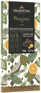 Valrhona Manjari Orange 64% Dark Chocolate Bar