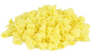 Yellow chocolate curls - Medium 250g bag