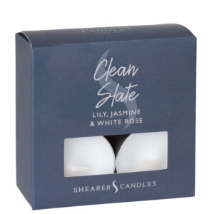 Shearer Candles Tealight Candles Clean Slate
