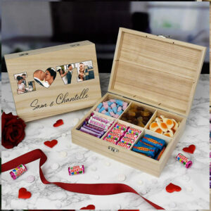 Personalised Love Photo Sweet box -  6 Compartments