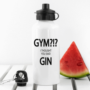 Personalised Gym/Gin Water Bottle