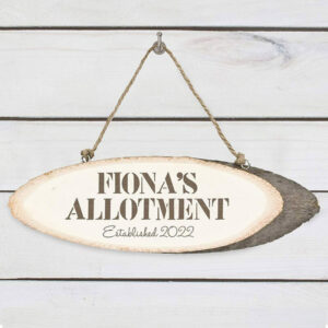 Personalised Garden Allotment Sign
