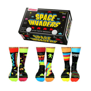 Space Invaders 6 x Oddsocks Giftbox