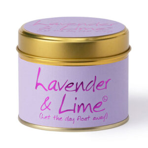 Lily Flame Lavender and Lime Tin Candle
