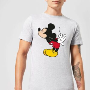 Disney Mickey Mouse Mickey Split Kiss T-Shirt - Grey - XL