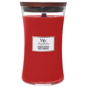 WoodWick Hourglass Candles Crimson Berries Large Candle 610g