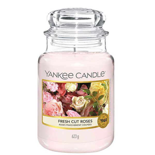 Yankee Candle Original Jar Candles Large Fresh Cut Roses 623g
