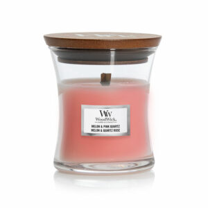 WoodWick Hourglass Candles Melon & Pink Quartz Mini Candle 85g / 3 oz.