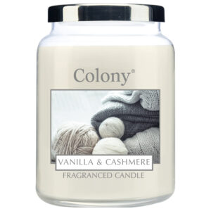 Wax Lyrical Colony Large Candle Jar Vanilla & Cashmere 685g