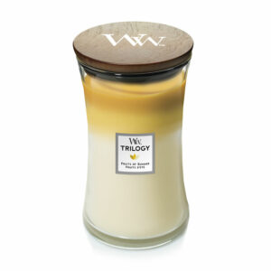 WoodWick Trilogy Candles Fruits of Summer Large Hourglass Candle 609.5g / 21.5 oz.