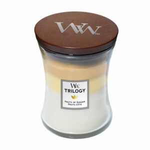 WoodWick Trilogy Candles Fruits of Summer Medium Hourglass Candle 275g / 9.7 oz.