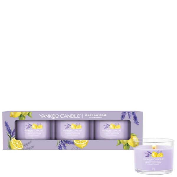 Yankee Candle Gifts & Sets 3 Pack Filled Votive Lemon Lavender