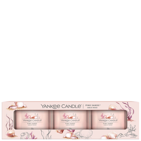 Yankee Candle Gifts & Sets 3 Pack Filled Votive Pink Sands