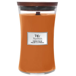 WoodWick Hourglass Candles Pumpkin Praline Large Candle 610g