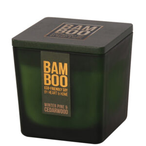 BAMBOO Large Jar Candle Winter Pine & Cedarwood 210g