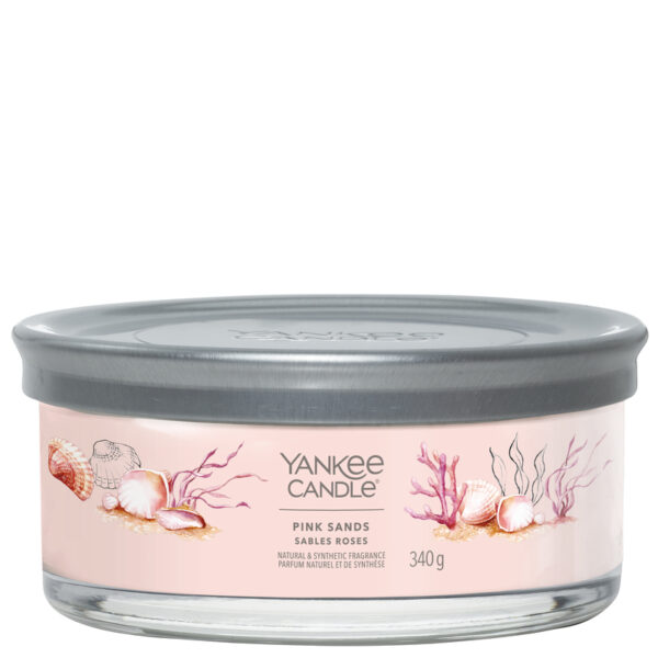 Yankee Candle Signature Jar Candle Multi Wick Tumbler Pink Sands 340g
