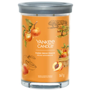 Yankee Candle Signature Jar Candle Large Tumbler Farm Fresh Peach 567g
