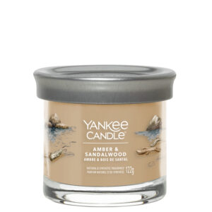 Yankee Candle Signature Jar Candle Small Tumbler Amber & Sandalwood 122g