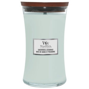 WoodWick Hourglass Candles Sagewood & Seagrass Large Candle 609.5g / 21.5 oz.