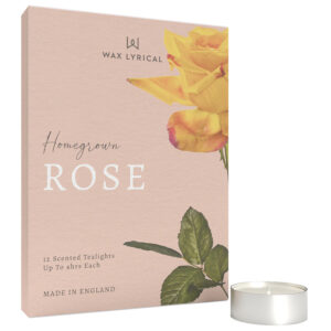 Wax Lyrical Homegrown Tealights Rose x 12